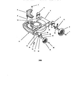 Part Location Diagram of 92-7742 Lawn Boy Right Hand Handle Brkt ASM